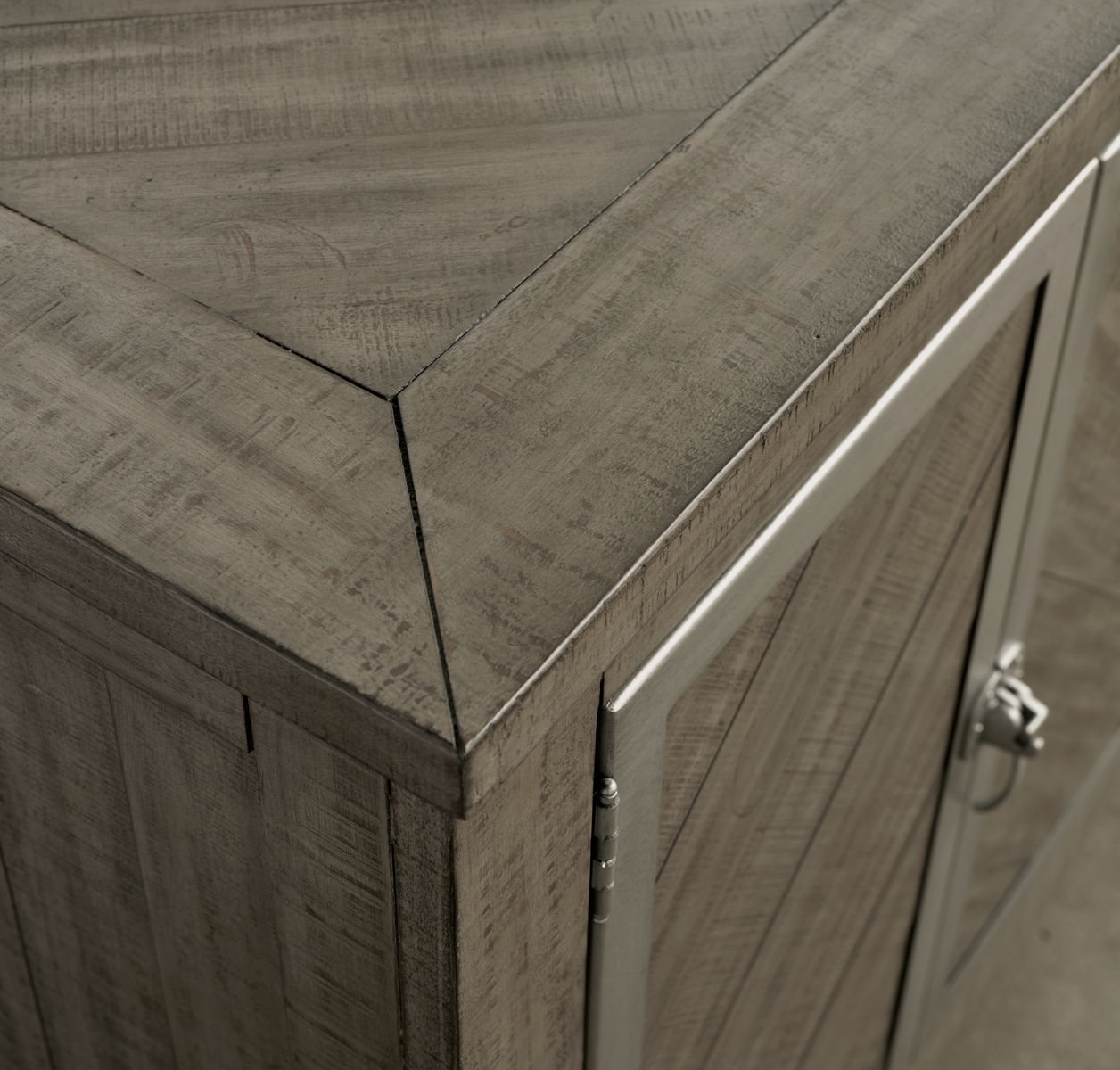 Krystanza - Dining Room Server - Weathered Gray - Image 3