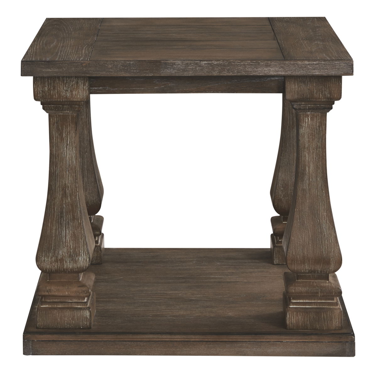 Johnelle - Rectangular End Table - Gray - Image 3