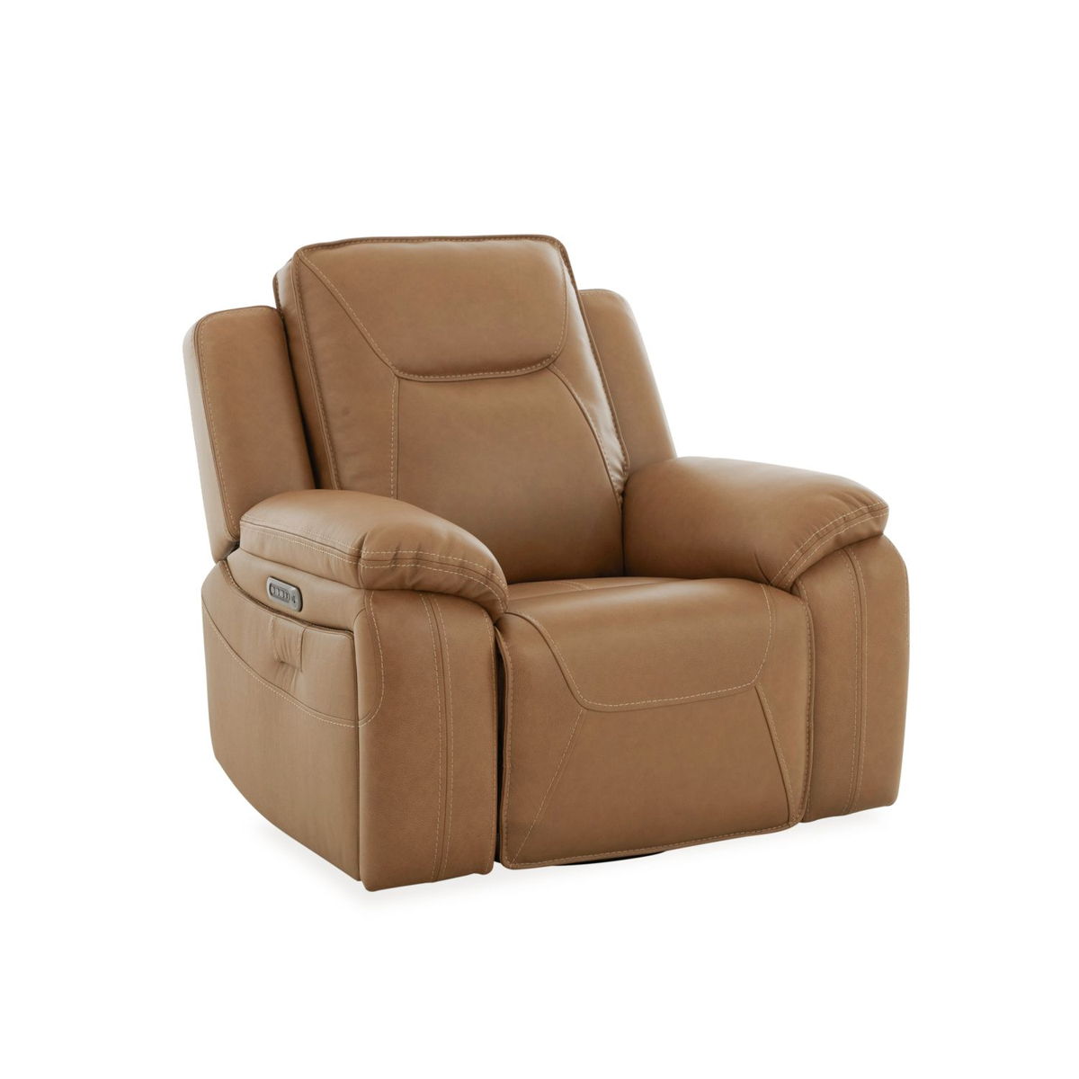 Callihan - Swivel Glider Recliner P3 - York Butternut - Image 7