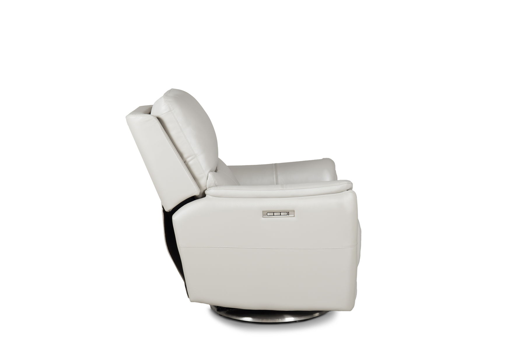 Salem - Swivel Recliner With Power Recline, Power Headrest, Power Lumbar, Layflat, 3" Footrest Extension - Image 4