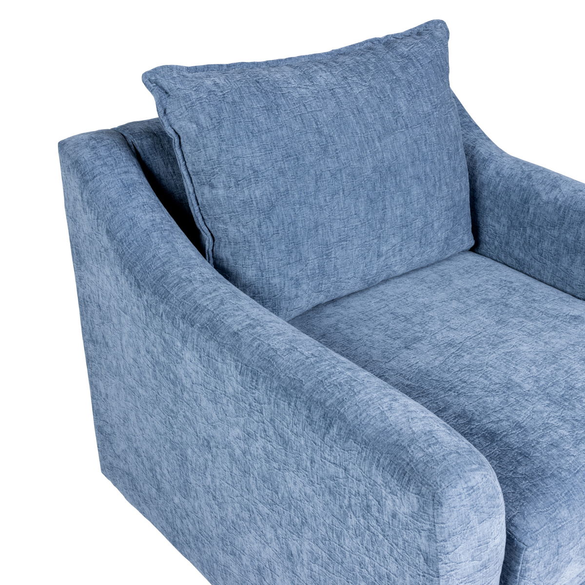 Sylvie - Swivel Chair - Blue Slate - Image 5