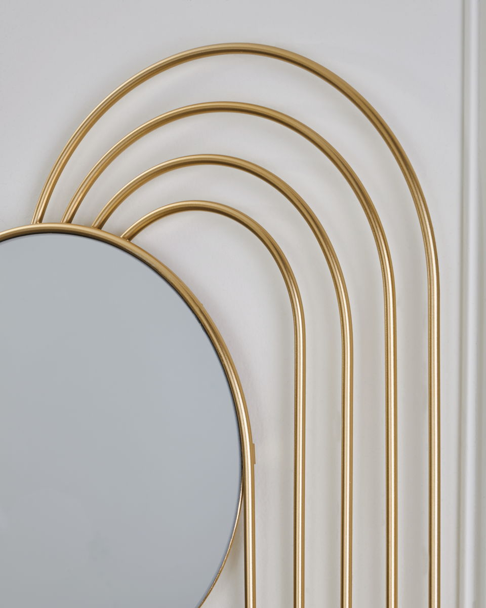Warrenley - Accent Mirror - Gold Finish - Image 4