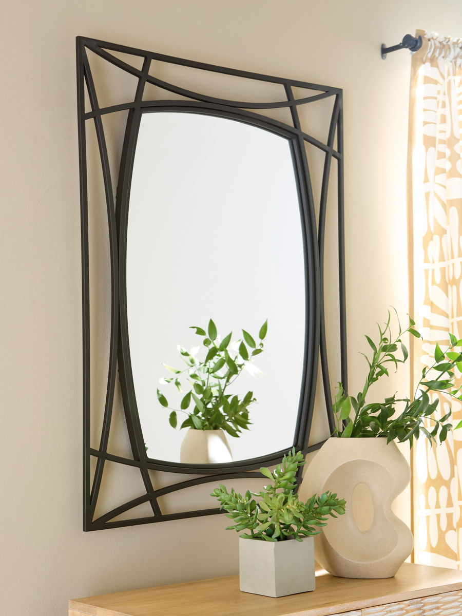 Freenville - Accent Mirror - Black - Image 3