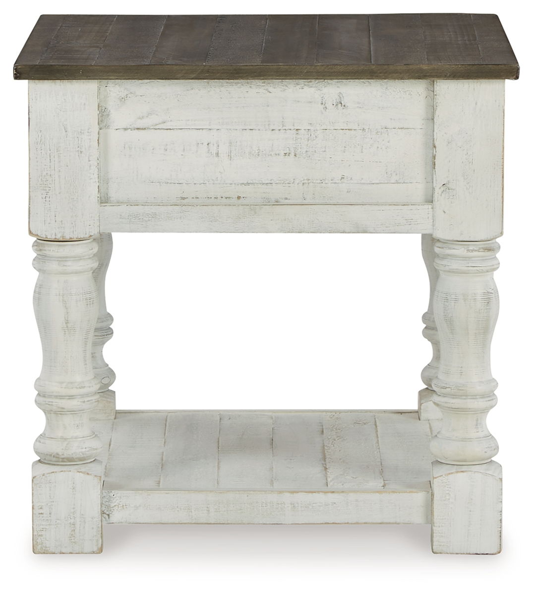 Havalance - Square End Table - White / Gray - Image 4