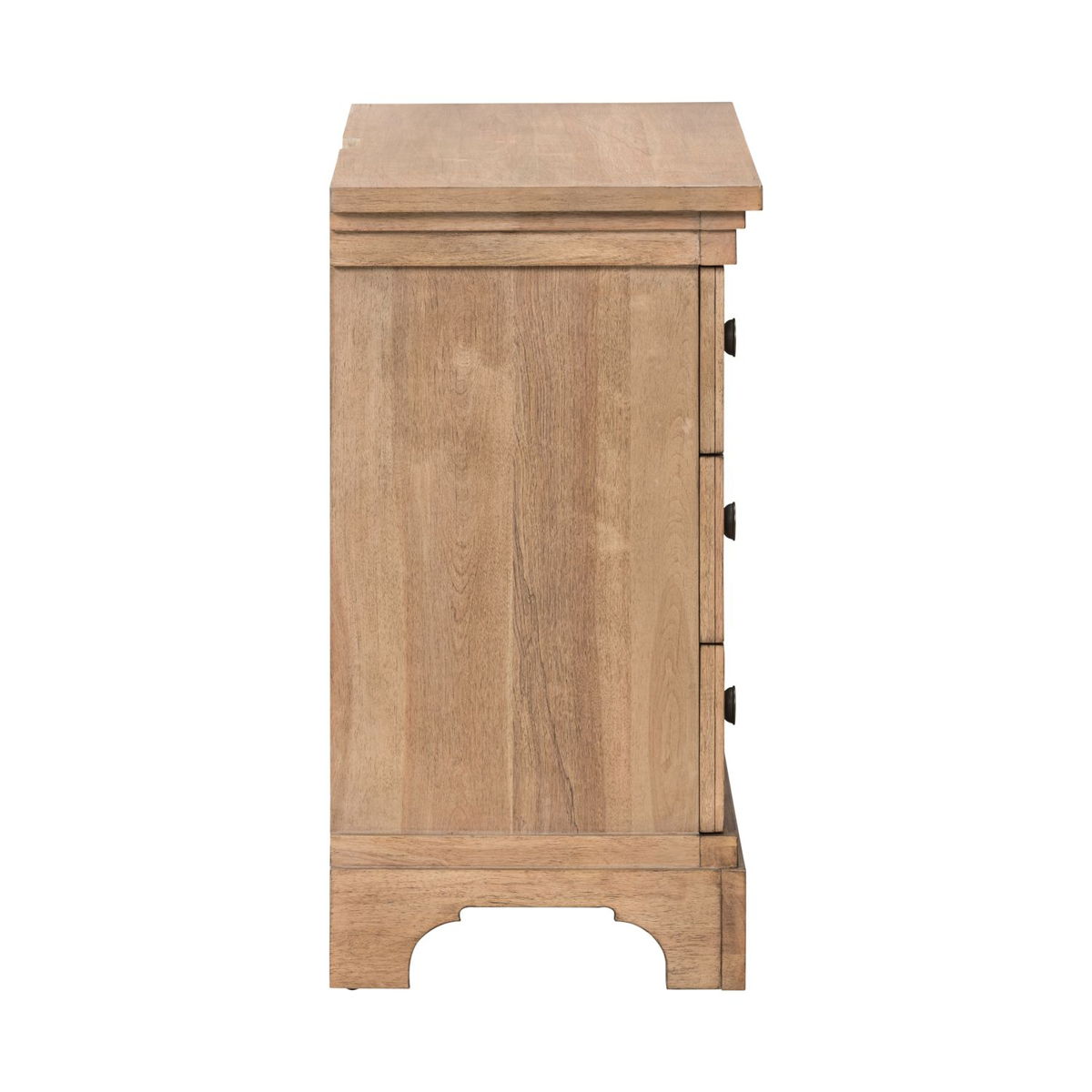 Haven Hills - Bedside Chest With Charging Station - Camel Beige - Image 3