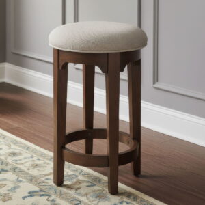 Arden Road - Upholstered Console Stool (RTA) - Cherry
