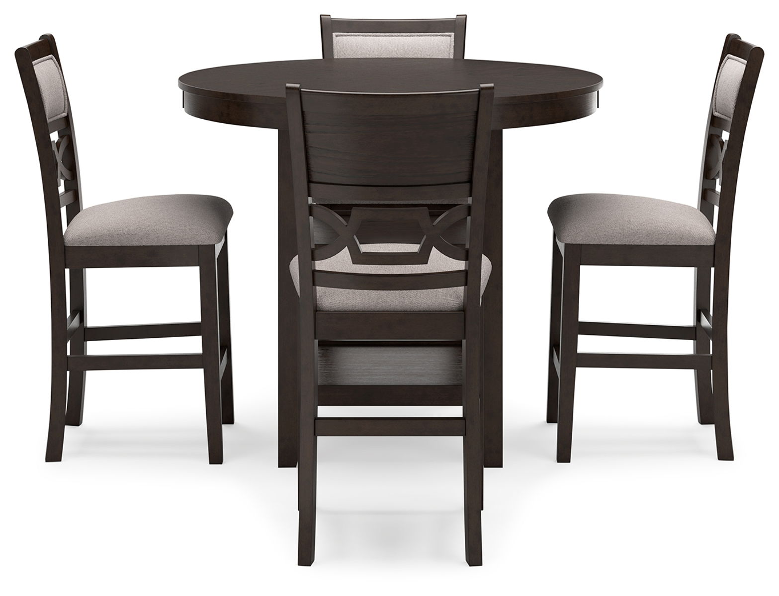 Langwest - Dining Room Counter Table Set (Set of 5) - Brown - Image 2