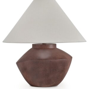 Honsworth - Poly Table Lamp - Antique Brown