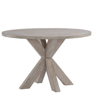 Bennett - Round Dining Table - Frosted Gray