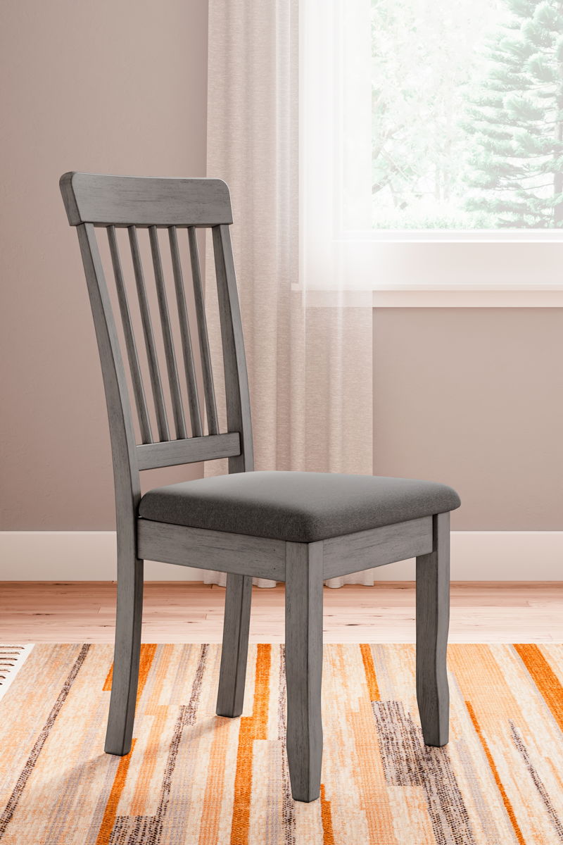 Shullden - Dining Room Side Chair (Set of 2) - Gray - Image 7