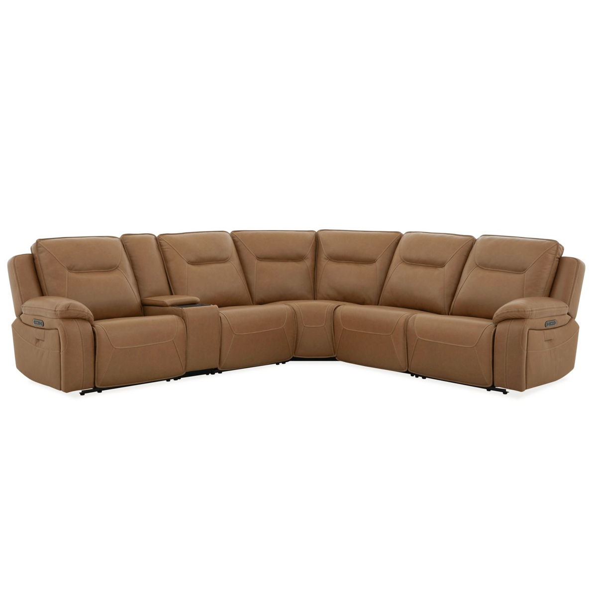 Callihan - 6 Piece Sectional - Brown - Image 4
