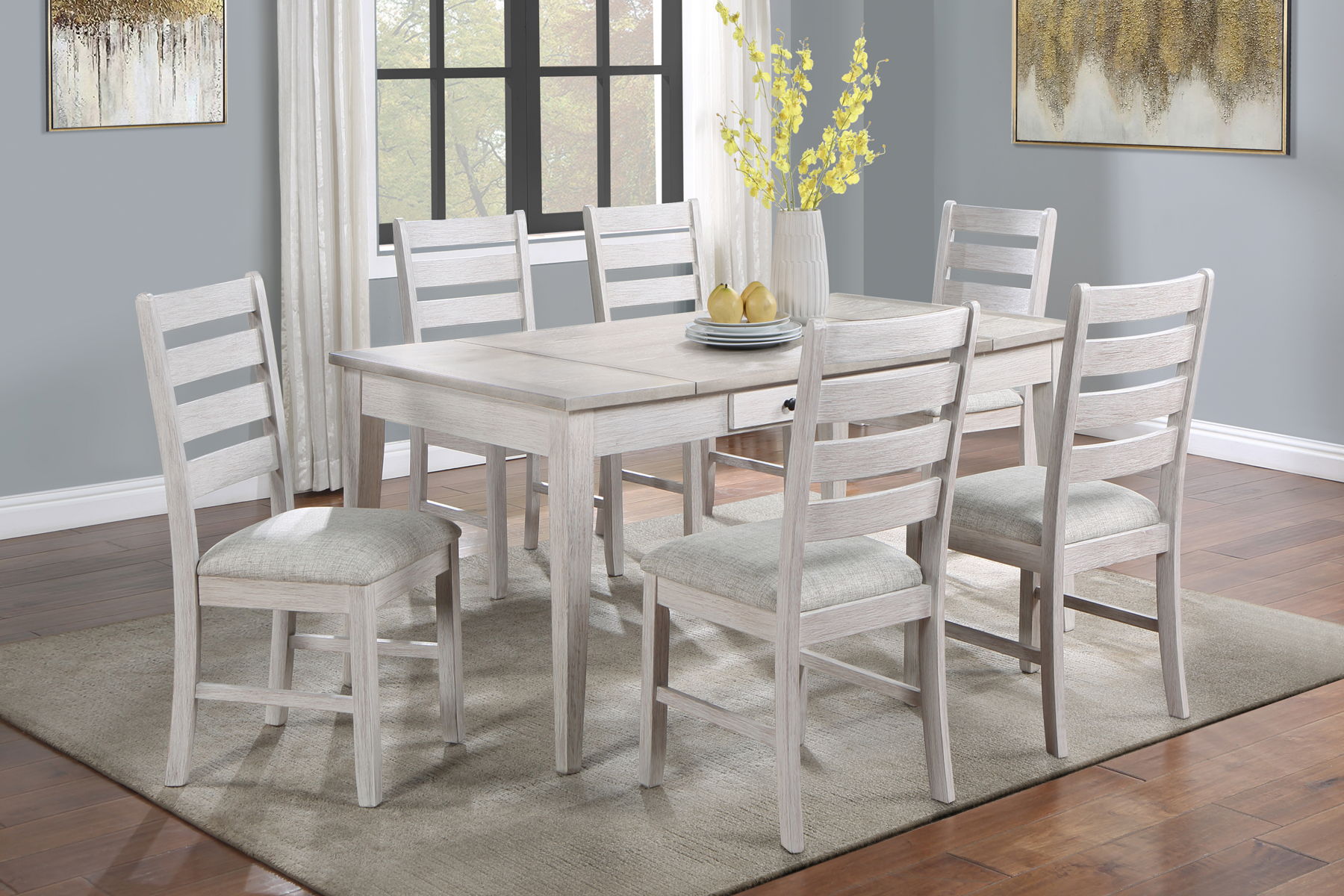 Echo - Rectangle Dining Table - Driftwood - Image 9