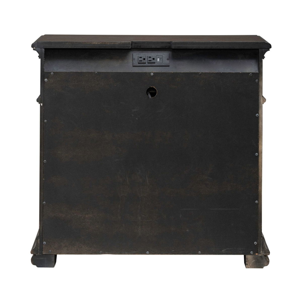 Provence Park - Nightstand With Charging Station - Chateau Brown - Image 13