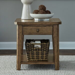 Carolina Park - End Table - Amber Brown
