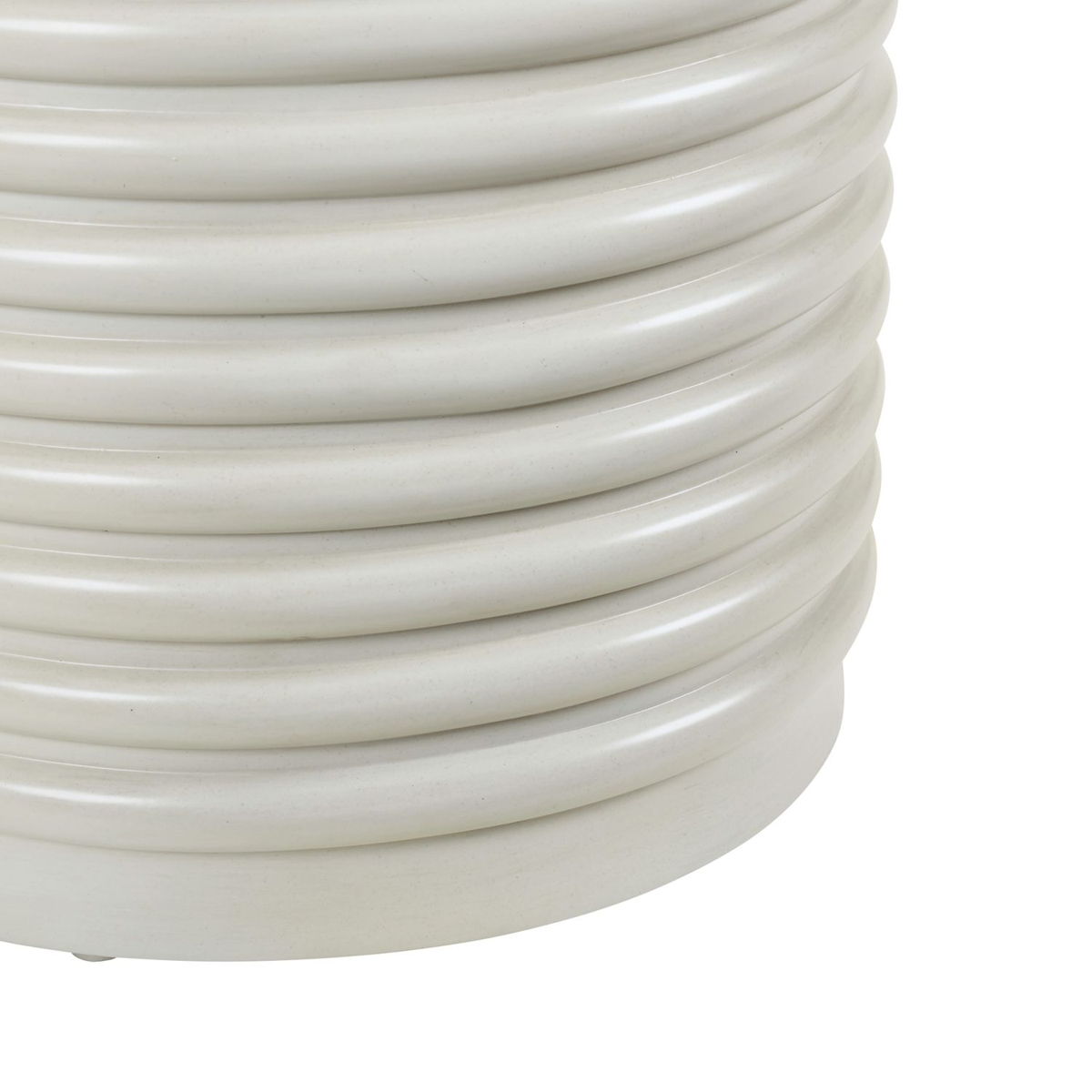 Berkley Square - Round Chairside Table - Linen & Khaki - Image 6