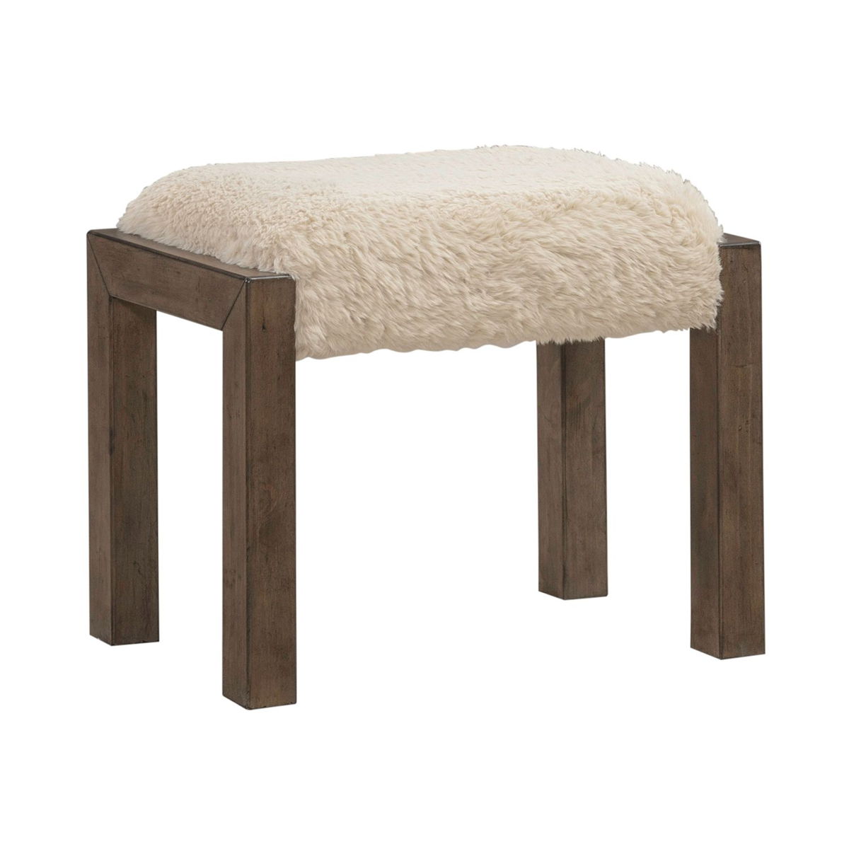 Broadmore - Upholstered Console Stool - Brown - Image 4