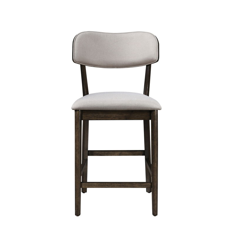 Rex - Open Back Counter Chair (Set of 2) - Brown - Image 3