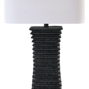 Golzar - Poly Table Lamp - Black