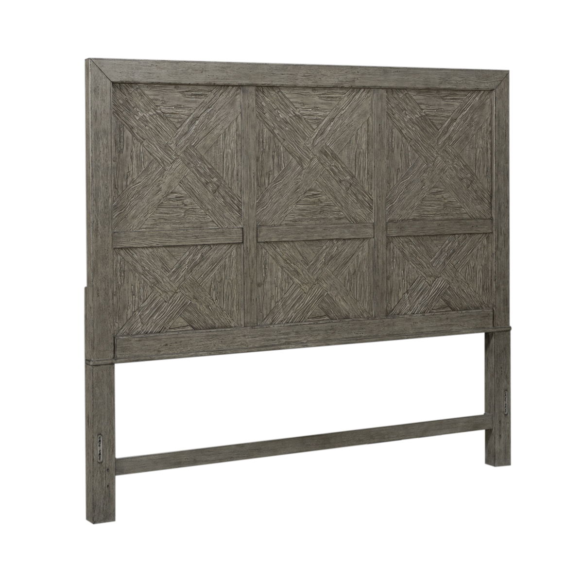 Skyview Lodge - King Panel Headboard - Cobblestone