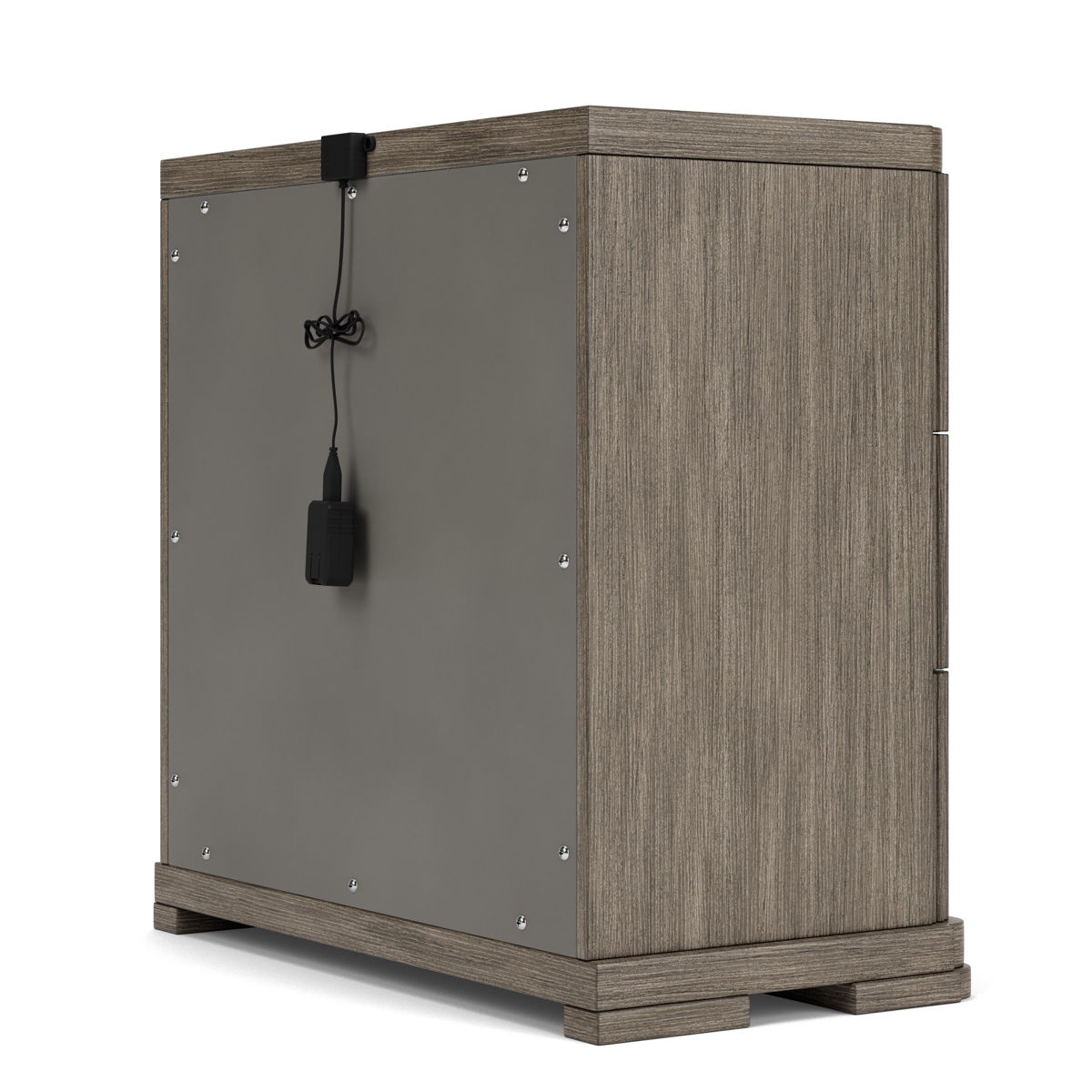 Sariel - 3 Drawer Nightstand - Dark Brown - Image 6