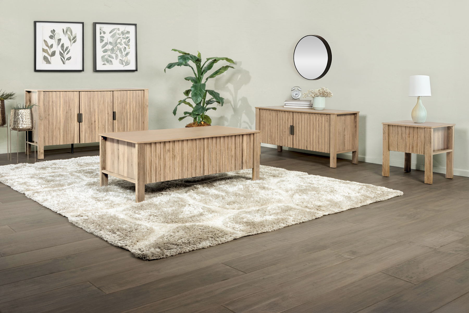 Thayer - 55" Sideboard/TV Console - Natural - Image 6