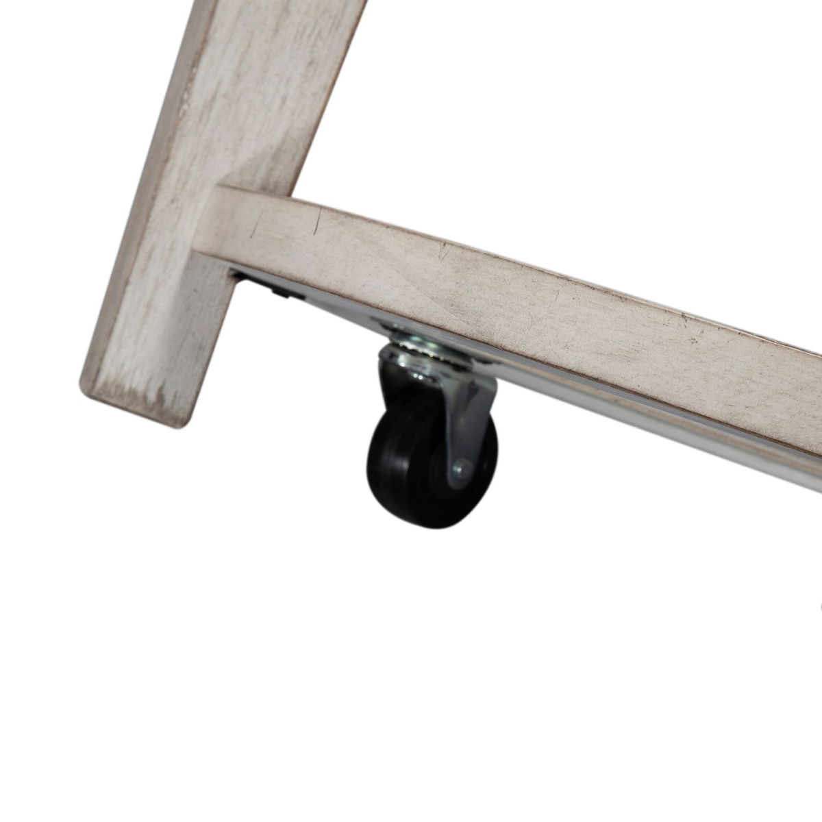 Heartland - Round Ceiling Tile Cocktail Table - Antique White / Tobacco Tops - Image 2