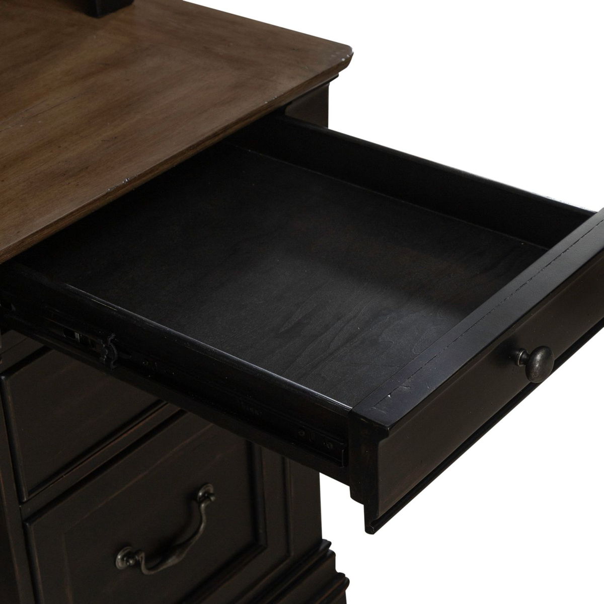 Meritage - Credenza & Hutch - Aged Charcoal - Image 7