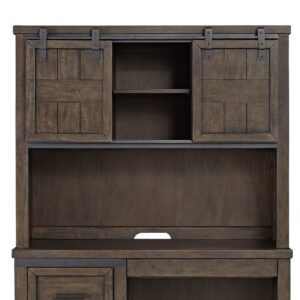 Thornwood Hills - Double Barn Door Hutch - Dark Brown
