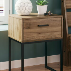 Deanlow - One Drawer Night Stand - Honey