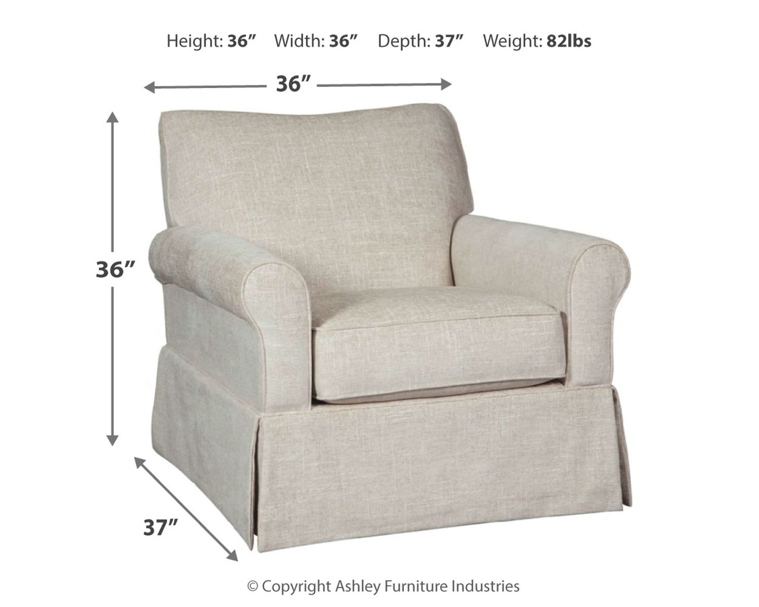 Searcy - Swivel Glider Accent Chair - Quartz - Image 3