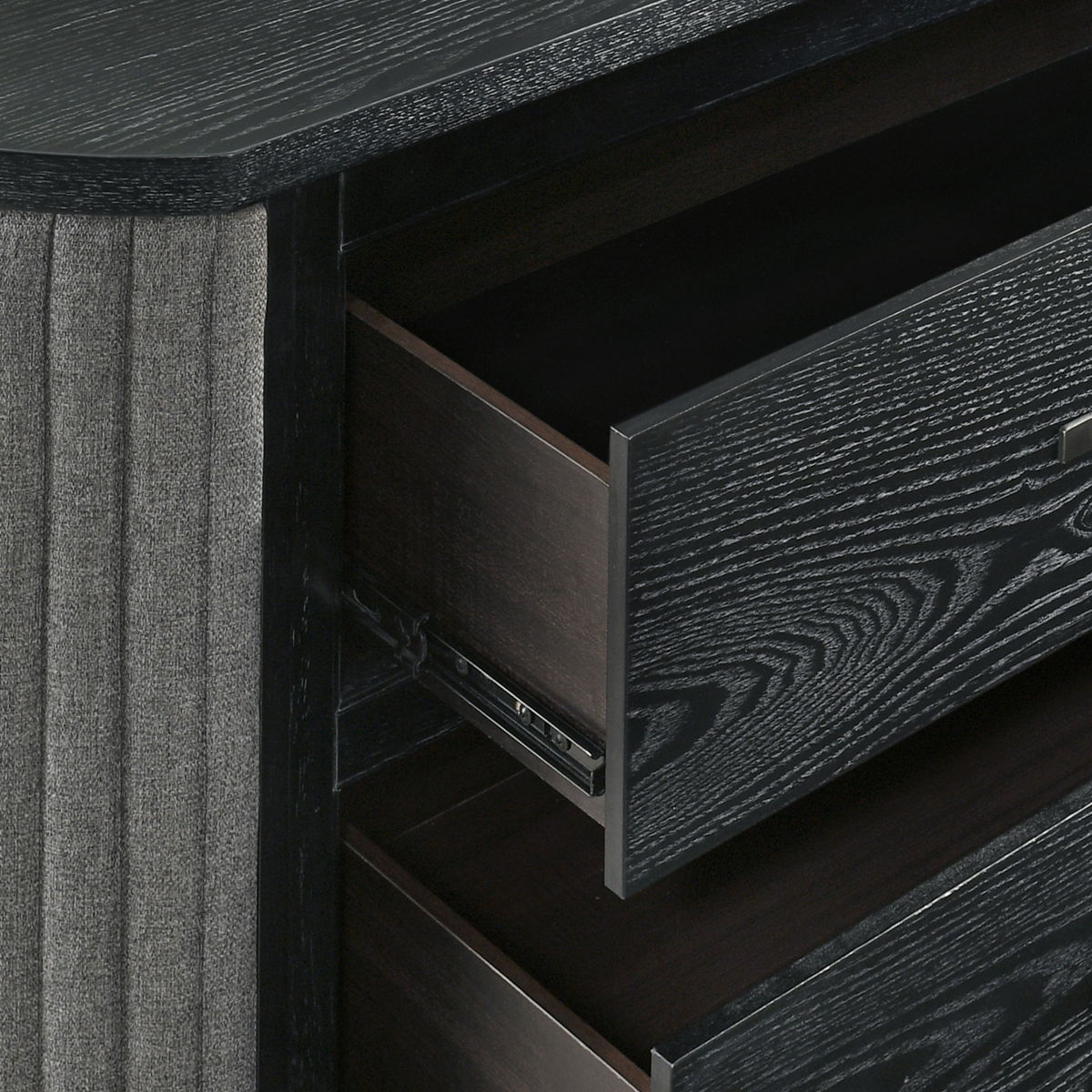 Skyline - 2 Drawer Nightstand - Onyx - Image 4