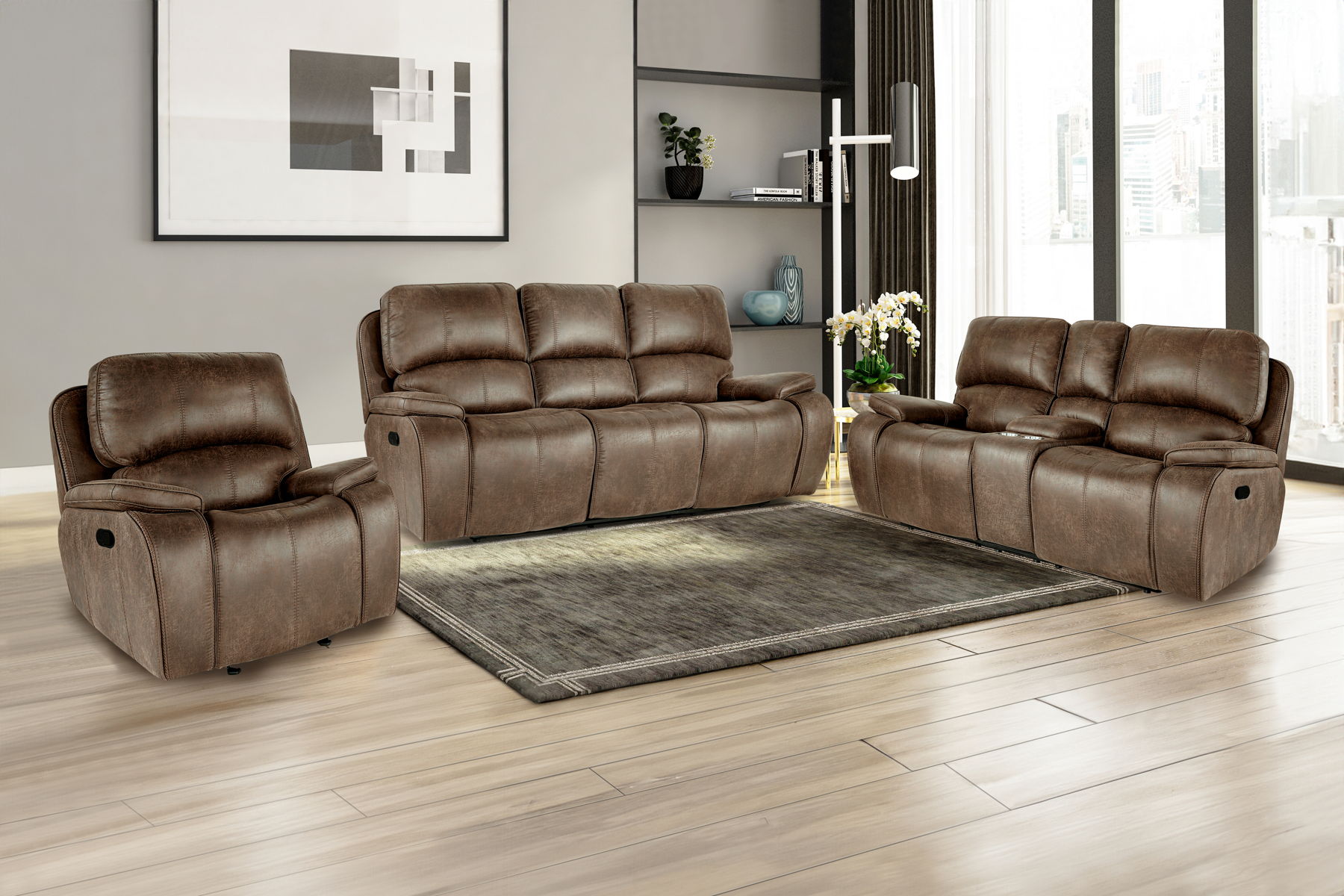 Brookings - Reclining Sofa Set - Image 5