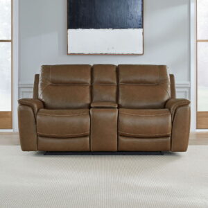 Collins - Loveseat With Console P3 & ZG - York Chestnut
