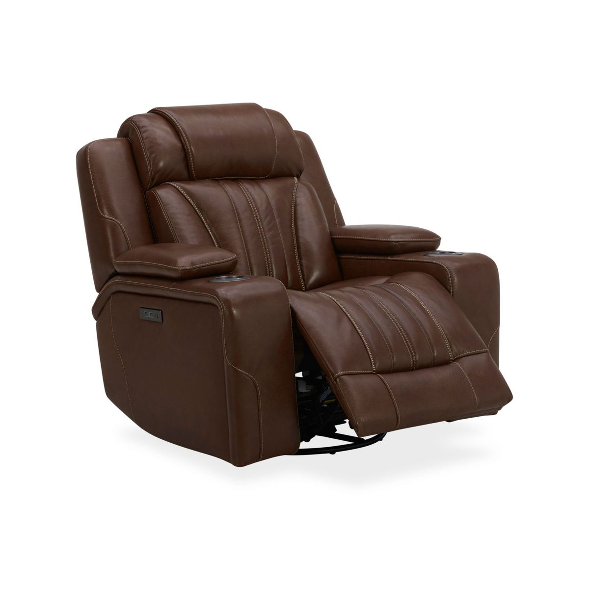Caswell - Swivel Glider Recliner P2 - Brown - Image 10