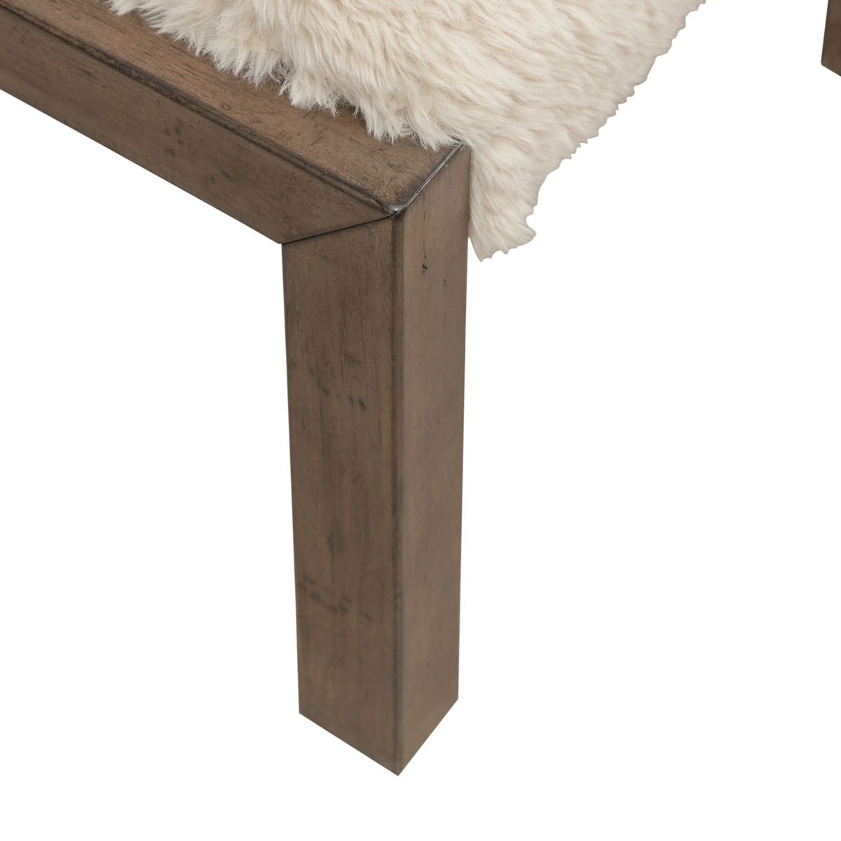 Broadmore - Upholstered Console Stool - Brown - Image 3