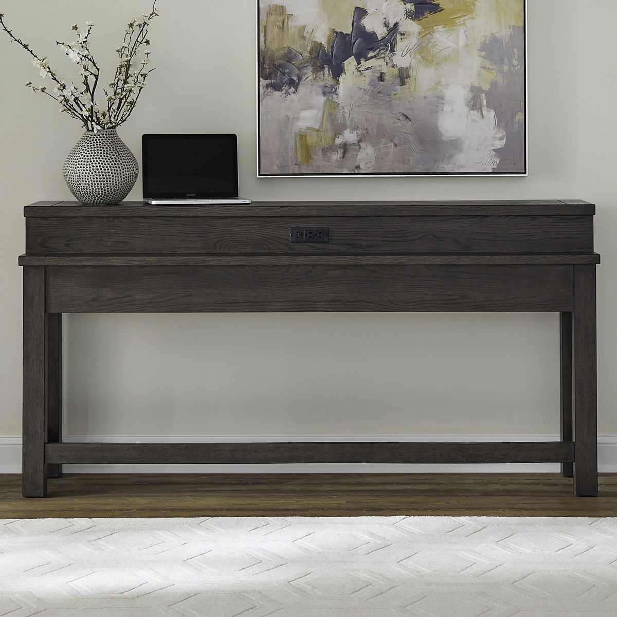Cascade Falls - Console Bar Table - Satin Espresso