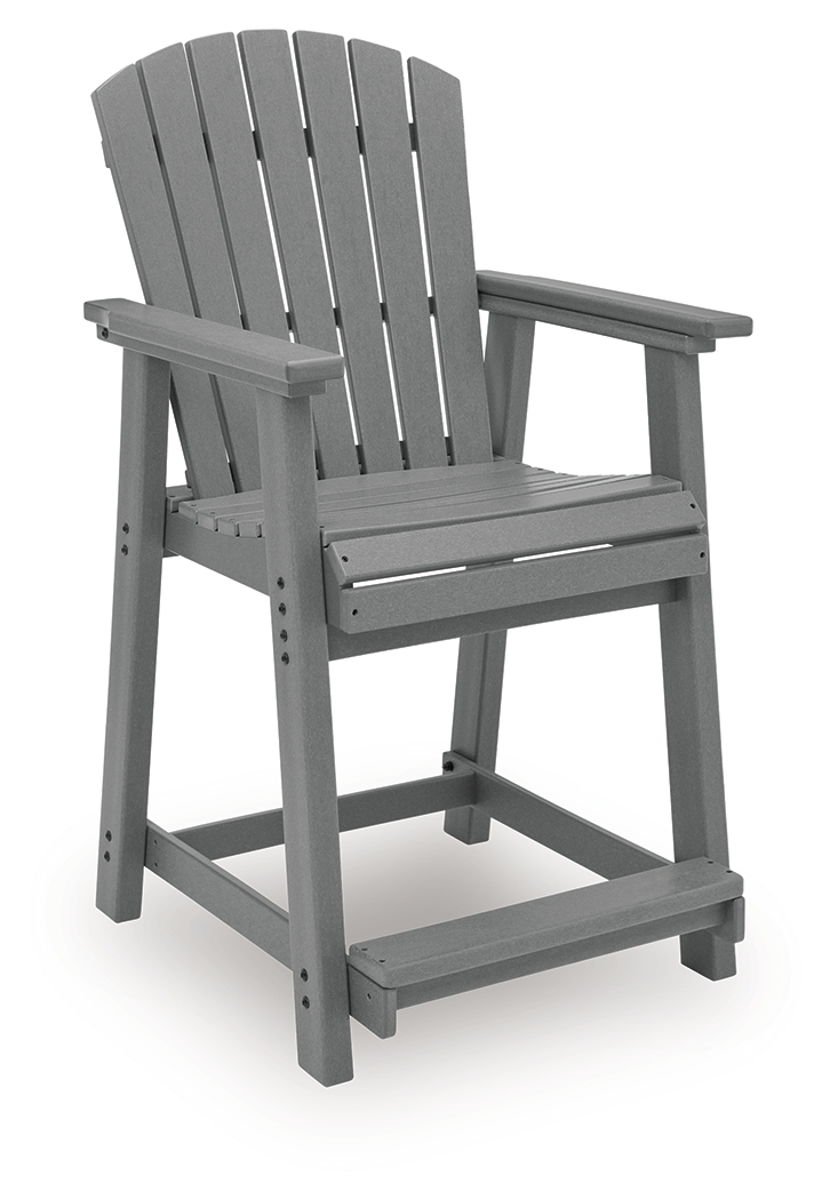 Sanctuary Beach - Barstool (Set of 2) - Dark Gray - Image 6