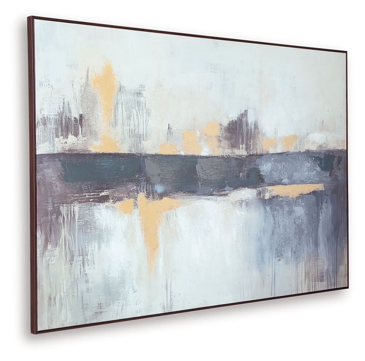 Gatesford - Wall Art - Blue / White / Tan - Image 8