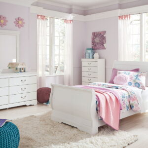 Anarasia - Sleigh Bed Set