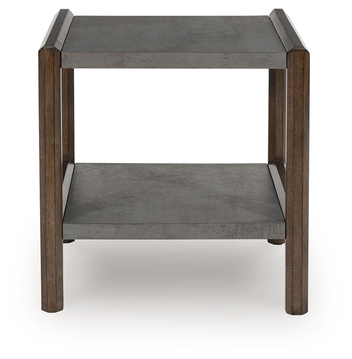 Kallenny - Rectangular End Table - Brown / Gray - Image 3