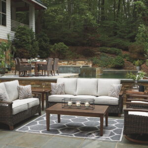 Paradise Trail - 3 Pc. - Lounge Set - Medium Brown