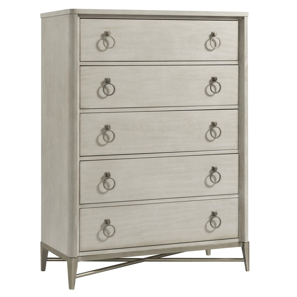 Maisie - 5 Drawer Chest - Champagne