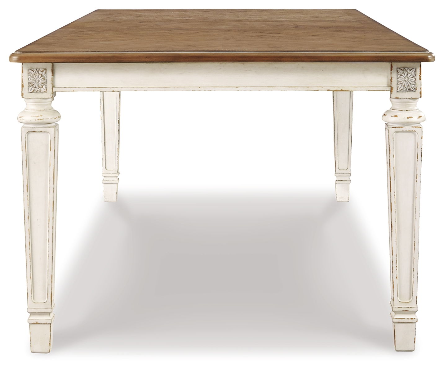 Realyn - Rectangular Dining Room Extension Table - Chipped White - Image 5