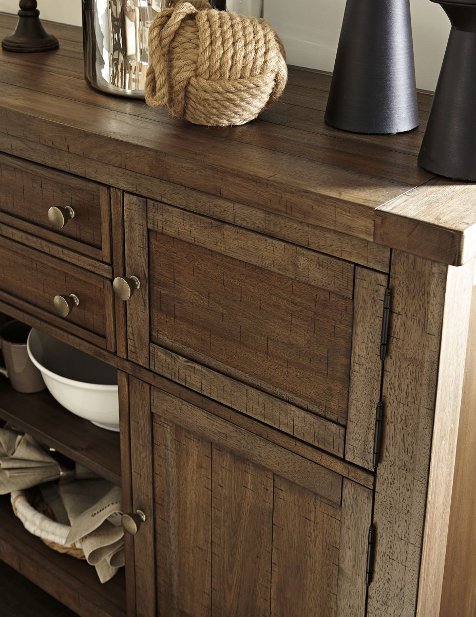 Moriville - Dining Room Server - Grayish Brown - Image 7