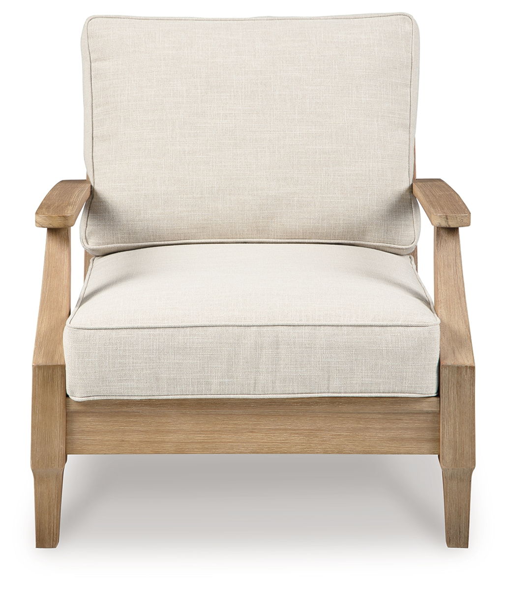 Carter Hall - Lounge Chair With Cushion - Beige - Image 3