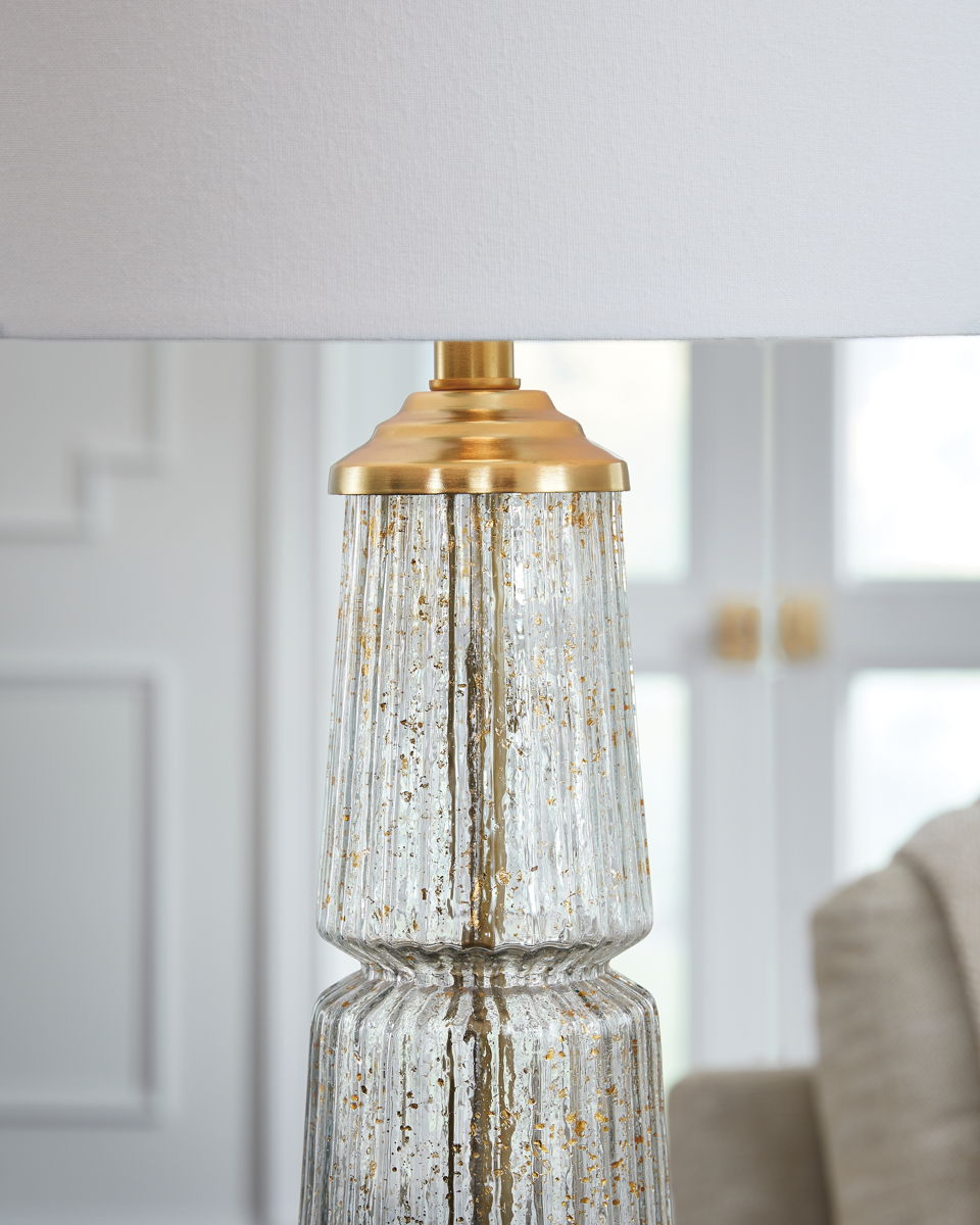 Bakersboro - Glass Table Lamp - Clear / Gold Finish - Image 4