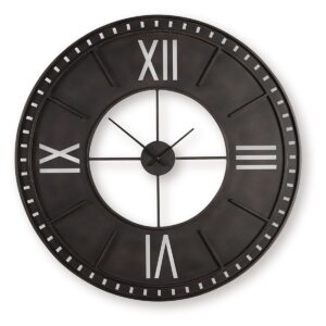 Lytle - Wall Clock - Antique Brown