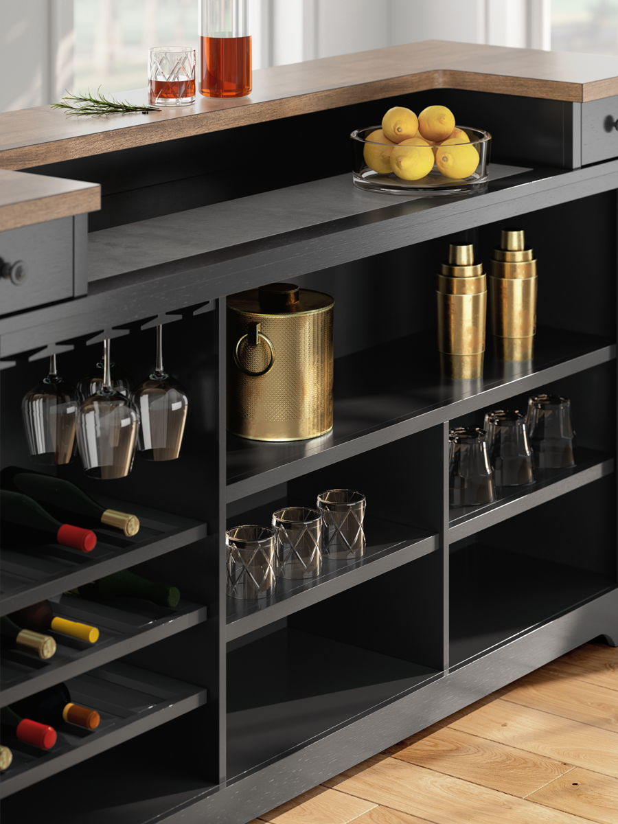 Wildenauer - Bar - Brown / Black - Image 4