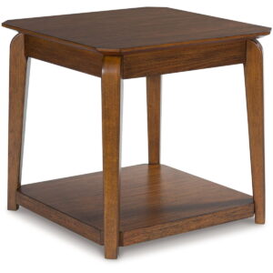 Trenmour - Square End Table - Medium Brown