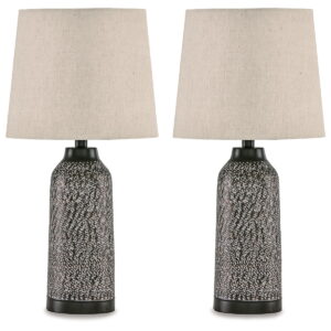 Lanson - Metal Table Lamp (Set of 2) - Antique Bronze Finish